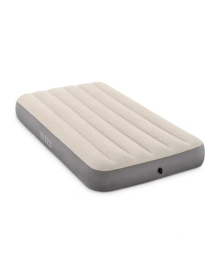 Intex Dura-Beam Single High Airbed Single Beige 4 Intex Dura-Beam Single High Airbed Single Beige - Image 2