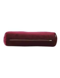 Luxury Velvet Bolster Cushion Merlot -Linen House Shop 804513430 900779860 2 720x928