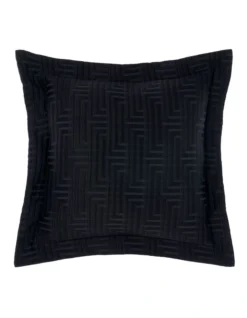 Winston Cushion In Black -Linen House Shop 806120290 2 1 720x928