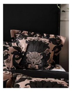 Dionisia Quilt Cover Set Black -Linen House Shop 806120560 2 720x928