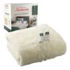 Sleep Perfect Wool Fleece Electric Blanket King In White -Linen House Shop 814480390 1 1 720x928