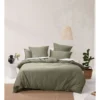 Linen House Nara 400TC Bamboo Cotton Quilt Cover Set Moss -Linen House Shop 832974130 832976920 1 720x928