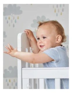 Kids Bamboo Jersey Waterproof Fitted Mattress Protector -Linen House Shop 836144470 6 720x928