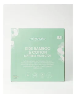 Kids Bamboo & Cotton Mattress Protector White