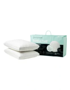 Breathe Wool Pillow White 2 Pack -Linen House Shop 837651790 6 720x928