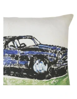 Vintage Car Cushion Blue -Linen House Shop 839079730 2 720x928
