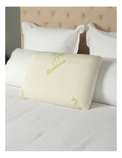 Comfortech Memory Foam Pillow With Bamboo Cover -Linen House Shop 840118600 3 720x928