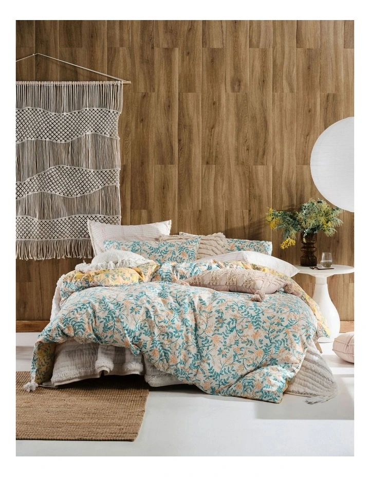 Linen House Bindi Quilt Cover Set Peach 5 Linen House Bindi Quilt Cover Set Peach - Image 3