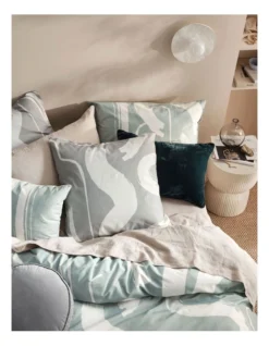 Linen House Arden European Pillowcase Green -Linen House Shop 841410550 841423420 2 720x928