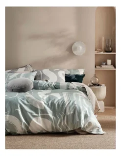 Linen House Arden European Pillowcase Green -Linen House Shop 841410550 841423420 4 720x928