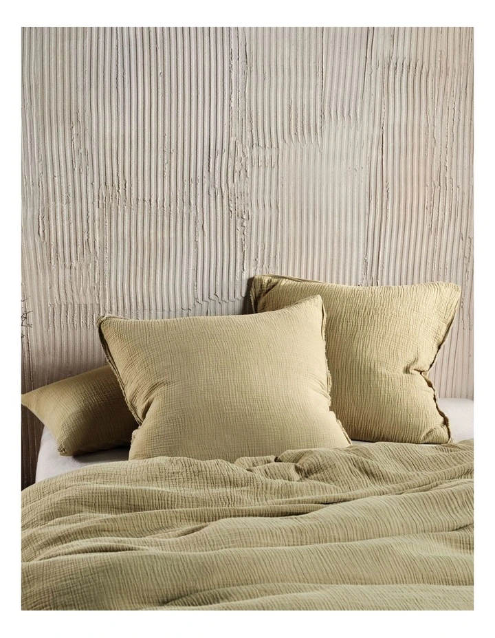 Linen House Elysian Quilt Cover Set Eucalyptus 4 Linen House Elysian Quilt Cover Set Eucalyptus - Image 2