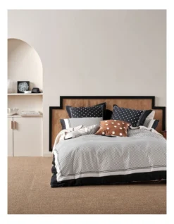 Linen House Vivienne Quilt Cover Set Black