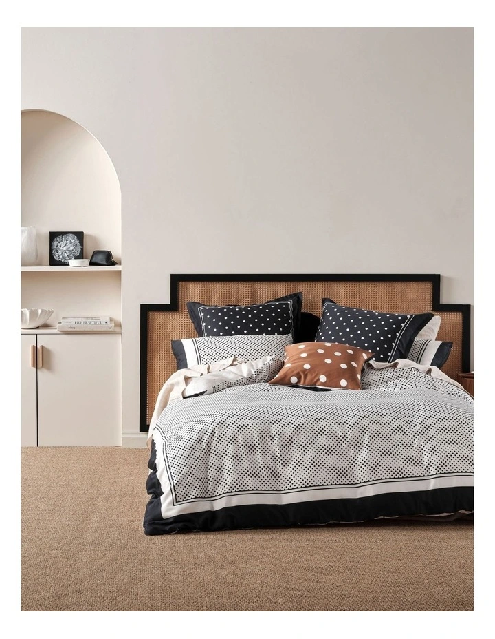 Linen House Vivienne Quilt Cover Set Black 3 Linen House Vivienne Quilt Cover Set Black