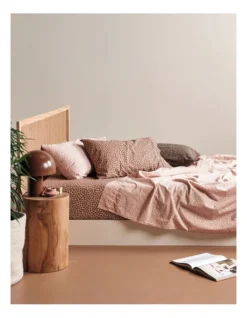 Linen House 250TC Goldie Sheet Set In Rose -Linen House Shop 842034700 842027770 5 720x928