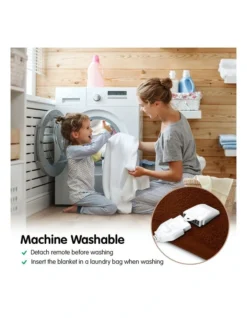 Heated Electric Blanket Throw Rug Coral Warm Fleece Winter Brown 13 Heated Electric Blanket Throw Rug Coral Warm Fleece Winter Brown -Linen House Shop 855666550 5 720x928