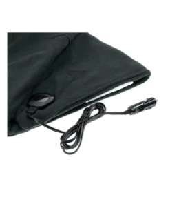 Heated Car Blanket Travel Rug Soft Caravan Fleece Electric Throw 12 Volt Dc Auto Black -Linen House Shop 855666730 3 720x928