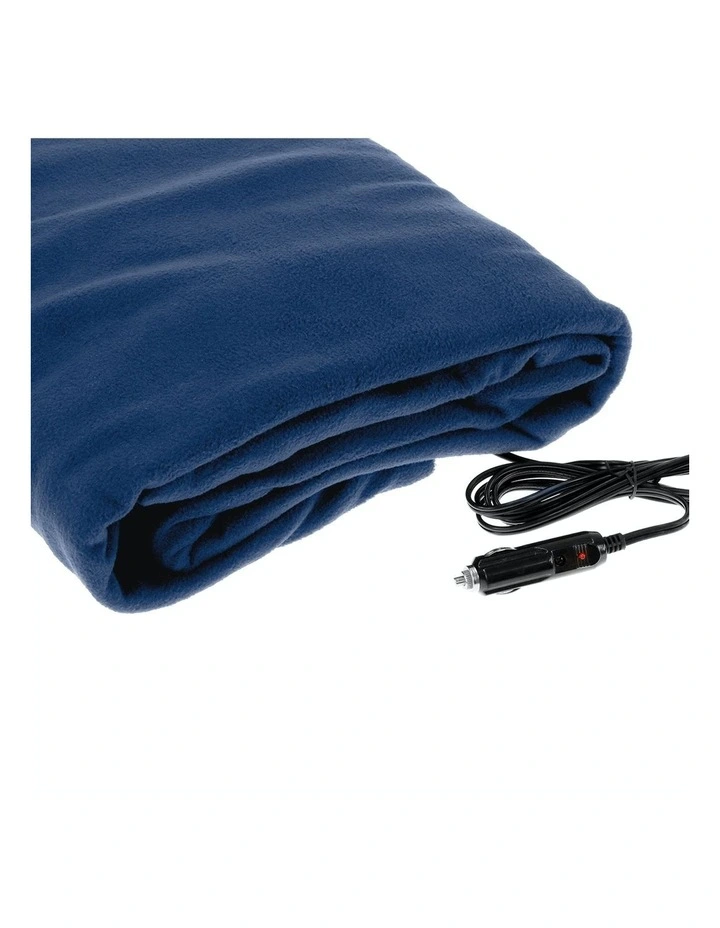 Heated Car Blanket Travel Rug Soft Caravan Fleece Electric Throw 12 Volt Dc Auto Navy Blue 3 Heated Car Blanket Travel Rug Soft Caravan Fleece Electric Throw 12 Volt Dc Auto Navy Blue
