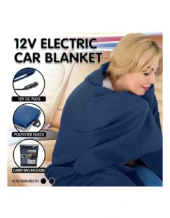 Heated Car Blanket Travel Rug Soft Caravan Fleece Electric Throw 12 Volt Dc Auto Navy Blue 13 Heated Car Blanket Travel Rug Soft Caravan Fleece Electric Throw 12 Volt Dc Auto Navy Blue -Linen House Shop 855666820 5 720x928