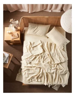Linen House Springsteen Sheet Set In Stone