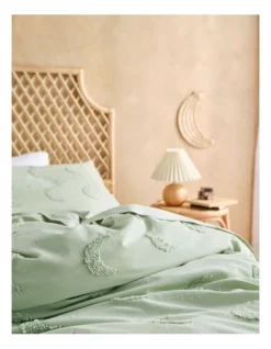 Moon Gaze Quilt Cover Set In Wasabi 9 Moon Gaze Quilt Cover Set In Wasabi -Linen House Shop 856124920 856119430 4 720x928