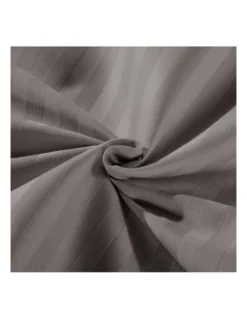 Kensington 1200 Thread Count 100% Egyptian Cotton Sheet Set Stripe Hotel Grade In Charcoal -Linen House Shop 858078640 5 720x928