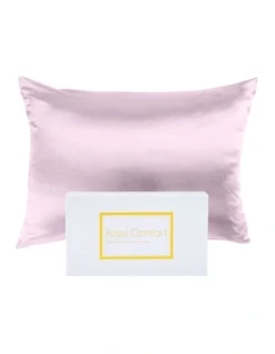 Mulberry Soft Silk Hypoallergenic Pillowcase Twin Pack 51x76cm In Lilac -Linen House Shop 865755910 3 1 720x928