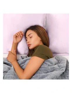 Mulberry Soft Silk Hypoallergenic Pillowcase Twin Pack 51x76cm In Lilac -Linen House Shop 865755910 7 1 720x928