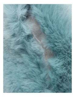 Heritage Amelie Fur Cushion In Duck Egg -Linen House Shop 869928760 4 720x928