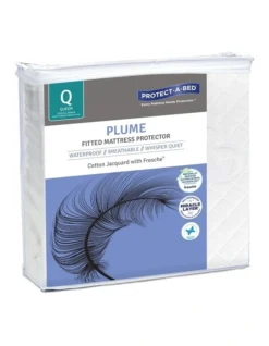 Plume Cotton Jacquard Waterproof Fitted Mattress Protector