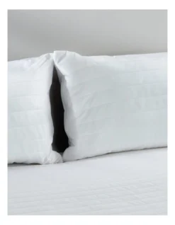 Quilted Waterproof Pillow Protector 9 Quilted Waterproof Pillow Protector -Linen House Shop 870013990 3 1 720x928