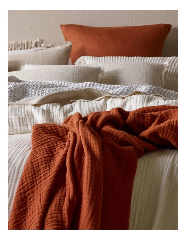 Alawa Cotton Gauze Quilt Cover Set 4 Alawa Cotton Gauze Quilt Cover Set - Image 2