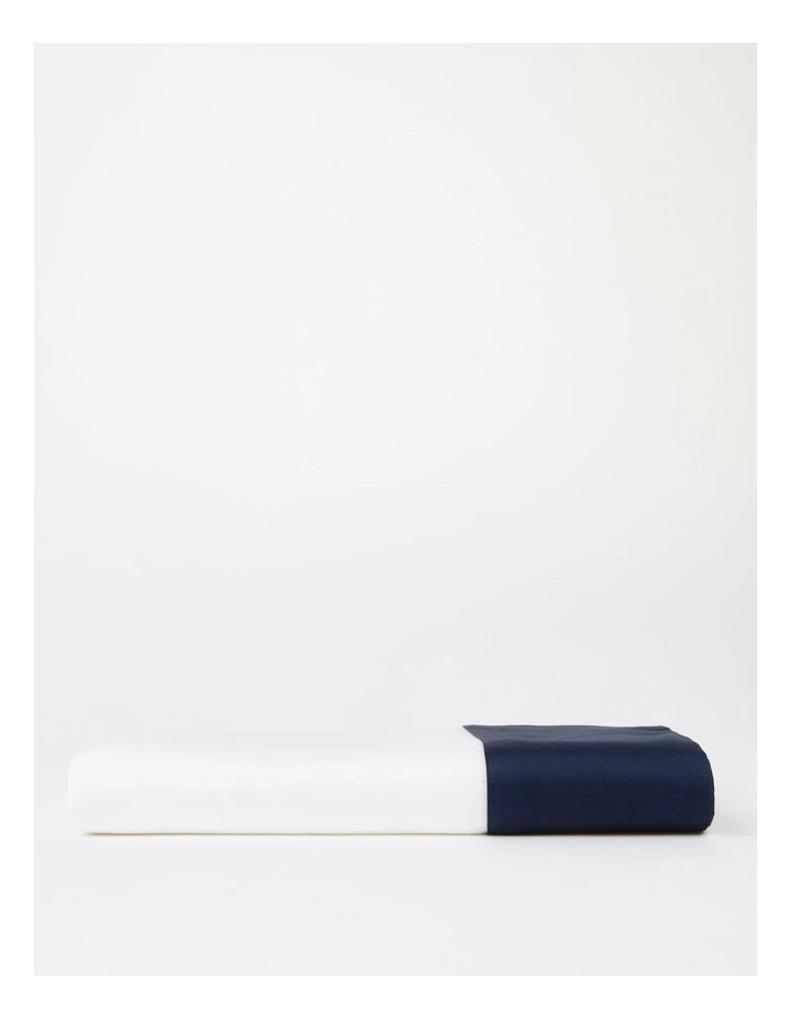 Heritage 500TC Ingah Cotton Sateen Sheet Set Indigo 4 Heritage 500TC Ingah Cotton Sateen Sheet Set Indigo - Image 2