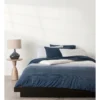 Calvin Klein Knit Stripe Quilt Cover In Indigo -Linen House Shop 881763130 1 1 720x928