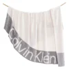 Calvin Klein Chevron Knit Throw Light Grey -Linen House Shop 881763310 881769160 1 720x928