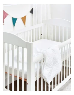 Kids Cotton Quilted Waterproof Fitted Cot Mattress Protector