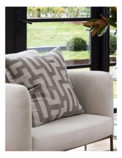 Kent Cushion 55cm Coffee 7 Kent Cushion 55cm Coffee -Linen House Shop 883787410 3 720x928