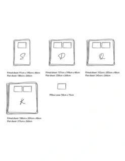 Cotton King Sheet Set In Blue/Dark Grey -Linen House Shop 884107090 3 720x928