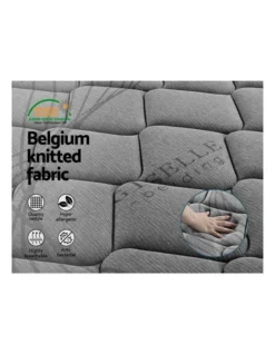 Queen Size Medium Firm Mattress 22cm Grey -Linen House Shop 887809960 6 720x928