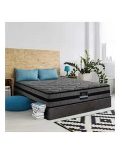 King Single Size Medium Firm Mattress 22cm Grey -Linen House Shop 887813290 3 720x928