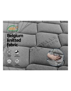 King Single Size Medium Firm Mattress 22cm Grey -Linen House Shop 887813290 6 720x928