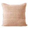 Vintage Linen Fringe Cushion In Pink Clay -Linen House Shop 888099490 1 720x928