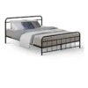 Leo Metal Bed Frame Queen Size Black -Linen House Shop 888189130 1 720x928