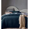 Brooklyn Jersey Quilt Cover Midnight -Linen House Shop 889068340 889066360 1 720x928