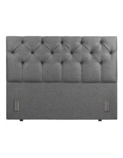 Luxor Tufted Headboard 120 Soot