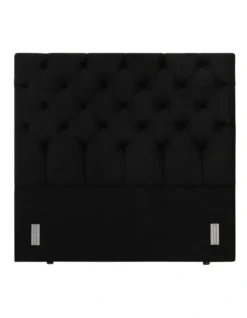 Luxor Tufted Headboard 150 Black Velvet