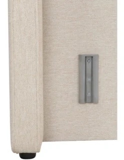 Luxor Tufted & Wing Headboard 150 Flaxen -Linen House Shop 893596510 4 720x928