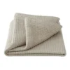 Cotton Waffle Blanket In Dust -Linen House Shop 896563900 1 720x928