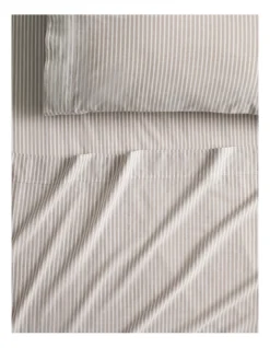 Reilly Stripe Sheet Set In Dust