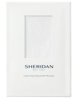 Lanham King Tailored Pillowcase In Snow -Linen House Shop 899952130 3 720x928