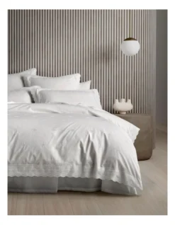 Mansfield Bed Linen Collection In White